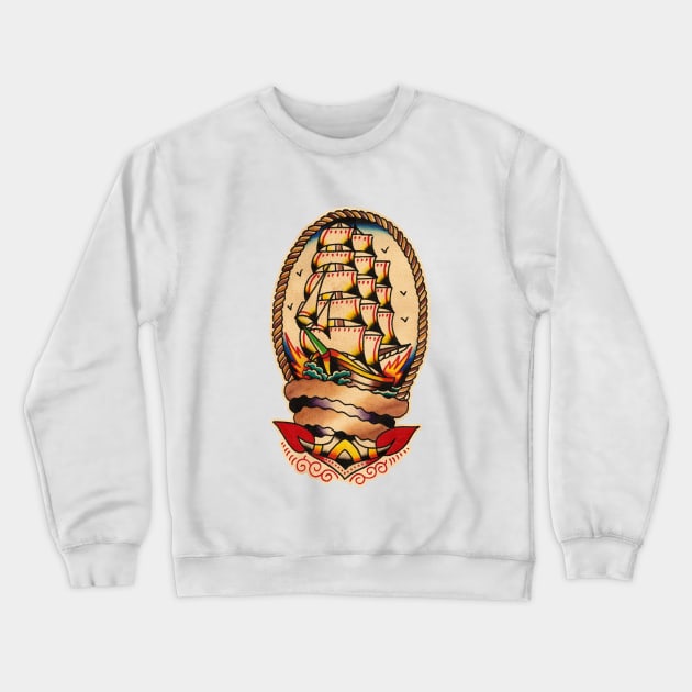 Spitshading 04 Crewneck Sweatshirt by Don Chuck Carvalho